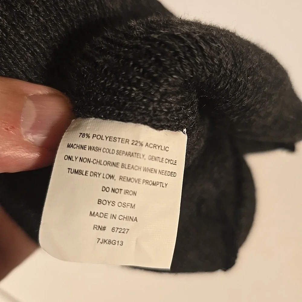 Men's Winter‎ Flame Beanie Hat - one size fits all